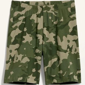 High-Rise Army Bike Shorts